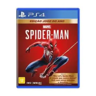 Jogo Marvel`s Spider-Man (Edição Jogo do Ano) - PS4