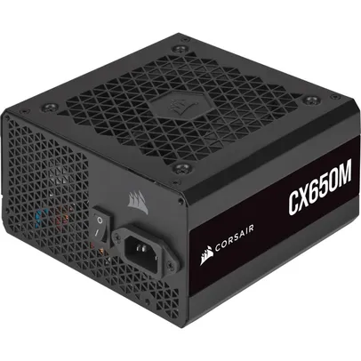 [APP] Fonte Corsair CX650M, 650W, 80 Plus Bronze, Semi Modular, Preto - CP-9020221-NA