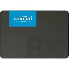 SSD Crucial BX500 2TB SATA, Leituras: 540Mb/s e Gravações: 500Mb/s | R$1.333