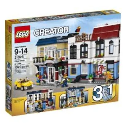 [Ponto Frio] Lego Creator - Café and Bike Shop 1023 peças por R$ 369,00