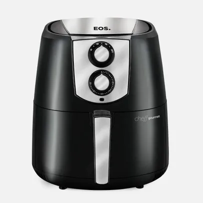 [AME 282]Fritadeira Sem Óleo Air Fryer eos Chef Gourmet 4,2L Inox Preta EAF42P 110V