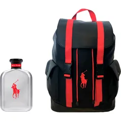 Coffret Perfume Masculino Polo Red Rush Eau de Toilette 125ml + 40ml + Mochila Vermelha Ralph Lauren