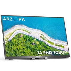 ARZOPA Monitor externo portátil, IPS, ultrafinos, USB C, HDMI, segunda tela 