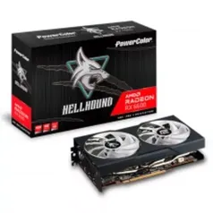 Placa de Vídeo PowerColor Hellhound Radeon RX 6600, 8GB, GDDR6, FSR, Ray Tracing, AXRX 6600 8GBD6-3DHL