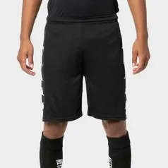 Calção de Futebol Kappa Long Masculino - Preto