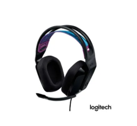 [PRIME] Headset Gamer Estéreo Logitech G335 Preto - 981-000977