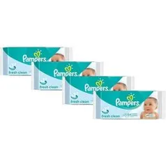 [Shoptime]  Kit Leve Mais Pague Menos - 4 Toalhinhas Umedecidas Regular - 256 Unidades por R$ 20