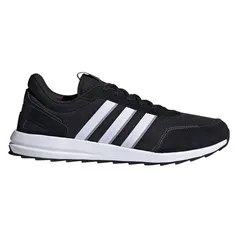 Tênis Adidas Retrorun Classic Masculino - Preto+Branco - Tam 44 | R$127