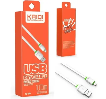 [AME]Cabo USB lightning para iPhone Kaidi | R$14