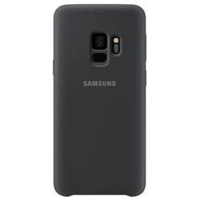 ￼ Capa Protetora Original Samsung em Silicone para Galaxy S9 – Preto