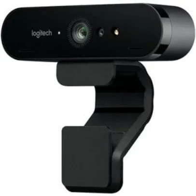 Webcam Logitech Brio 4K Pro Tecnologia HDR e RightLight 3 - R$619,90