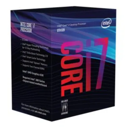 Processador Intel Core i7 9700F | R$ 1.900