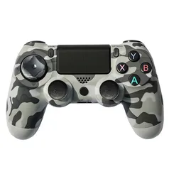 [Internacional]Controle Camuflado sem fio Bluetooth para Joystick PS4 Games Console