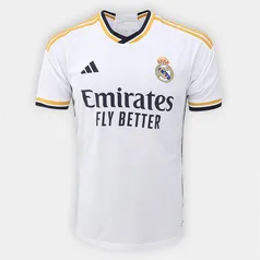 Camisa Real Madrid Home 23/24 s/n° Torcedor Adidas Masculina