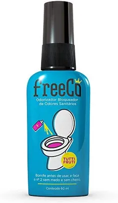 [REC] [Min. 2 unid] Bloqueador De Odores Sanitários Freecô Tutti Frutti 60 Ml