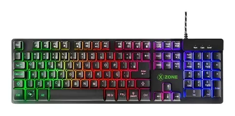 Teclado Gamer Semi-mecânico Xzone Gts-01 Iluminação Em Led