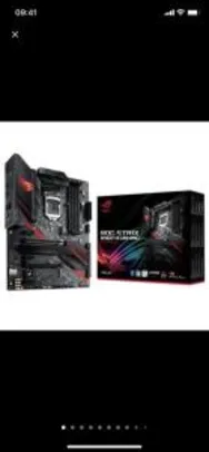 Placa-Mãe Asus ROG Strix B460-H Gaming, Intel LGA 1200, ATX, DDR4 | R$1.045