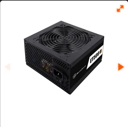 Fonte SilverStone, 500W, 80 Plus Bronze, PFC Ativo, SST-ET500