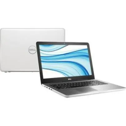 Notebook Dell Inspiron i15-5567-D30B Intel Core 7 i5 8GB (AMD Radeon R7 M445 de 2GB) por R$ 2355