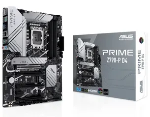 Placa Mãe Asus PRIME Z790-P D4, Chipset Z790, Intel LGA 1700, ATX, DDR4, 90MB1CV0-M1EAY0