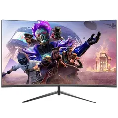 Monitor Gamer Curvo SuperFrame Precision 27' - 1ms, 240Hz, FreeSync, Full HD, HDMI/DP, Bordas finas