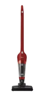 Aspirador De Pó Vertical Sem Fio Midea 2x1 Preto/vermelho Vsc15b Biv