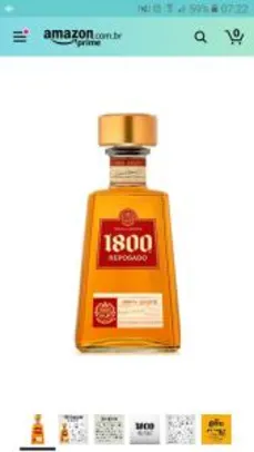 [Prime] Tequila Mexicana 1800 Reposado 750ml | R$ 171