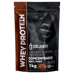 Whey Protein Concentrado 1kg - 100% Importado - Soldiers Nutrition