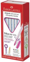 Caneta Trilux Colors 032 1.0 mm 12 Unidades, Faber-Castell, Azul