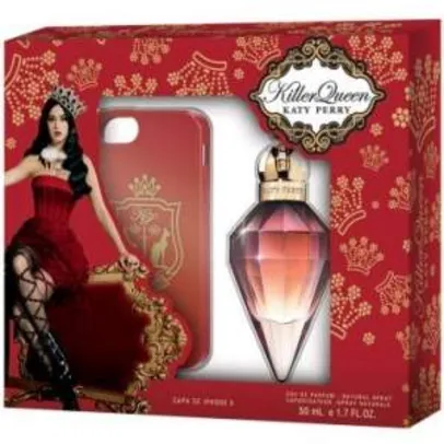 [Ricardo Eletro] Kit Perfume Katy Perry Killer Queen Feminino, 50ml + Capa para Iphone 5s exclusiva - R$88
