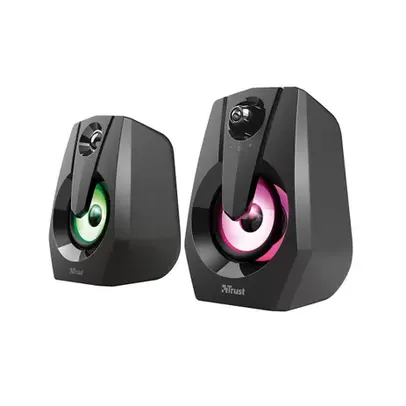 Caixa De Som Gamer Trust Ziva Rgb 22w Usb P2 Speaker 