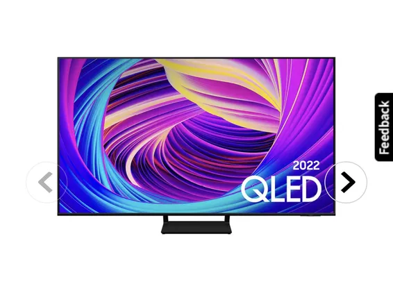 Samsung Smart TV 70 polegadas QLED 4K 70Q65B 2022, Modo Game, Som em Movimento, Tela sem limites