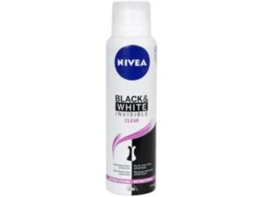 [R$ 3,99 MagaluPay] Desodorante Nivea Feminino Black & W