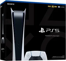 Console Playstation 5 Edição Digital 825GB SSD Sony                                                                                                   