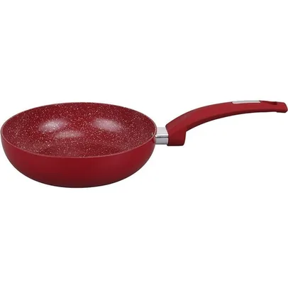 (SC Ame R$ 9) Frigideira Wok sem Tampa DreamCook Antiaderente 22cm Vermelho - Classic Home