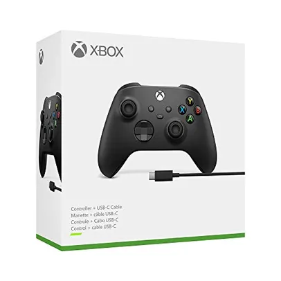 Controle Sem Fio Xbox + Cabo USB | R$394