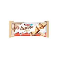 (AME R$3,99) Kinder bueno white, 2 unidades, 39 G