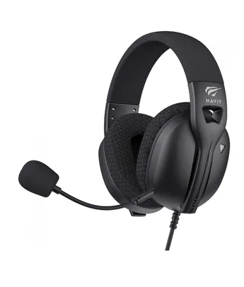 Headset Gamer Havit Fuxi-H5d Black, 3.5mm, Drivers de 50mm, Preto