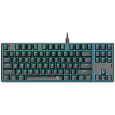 Teclado Gamer Mecânico T-Dagger Bora, Switch Outemu Blue, ABNT2, T-TGK313-BL