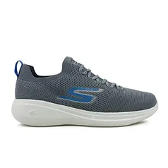 [1x visa] Tênis Go Run Fast, Skechers, Masculino, Cinza, 38