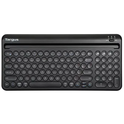 Teclado Sem Fio Apoio p/ Tablet Antimicrobiano Dual Mode Bluetooth 5.1 + USB 2.4ghz Targus - AKB867