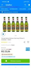 [CLIENTES OURO] Cerveja Becks Bremen Germany Pilsner 6 Unidades - 330ml | R$19