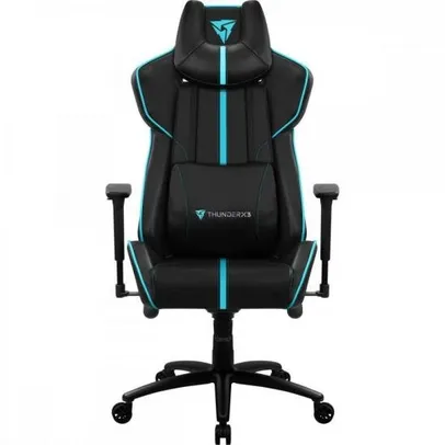 Cadeira Gamer Thunderx3 BC7 Larger 150kg - Preta/Cyan