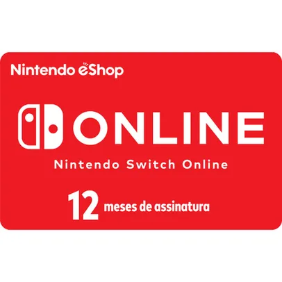 Giftcard Nintendo Switch Online 12 meses