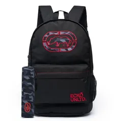 Mochila Bolsa Ecko Reforçada Resistente Escolar Masculina