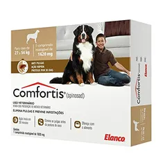 Combo antipulgas cães 27-54kg Comfortis 3 Blister