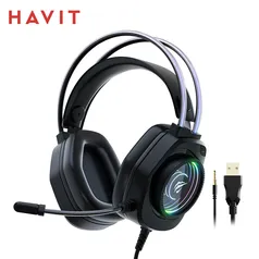 Headset Gamer Rgb Havit H2016d 3.5 mm 