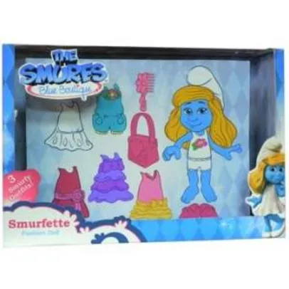 [Walmart] Boneca Smurfs Smurfette Fashion Doll Sunny - R$48
