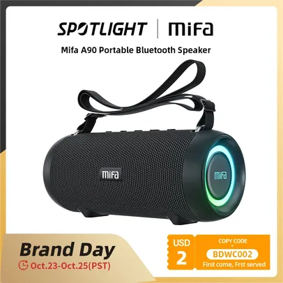 [BR] Caixa de Som Bluetooth Mifa A90 RGB 60W