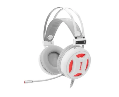 Headset Gamer Redragon Minos Lunar White, USB, Driver 50mm, Plug And Play, Branco - H210W